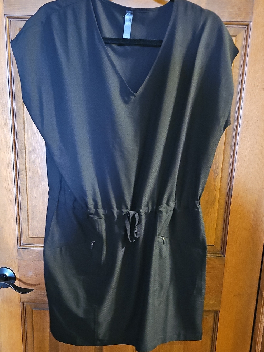 Kyodan Black V-Neck Dress
